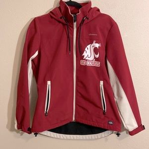 Washington State University Cougars Soft Shell Rain Jacket